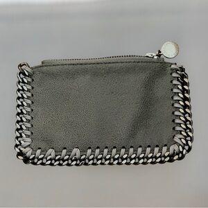 Stella McCartney Gray Suede Cardholder/Wallet NWOT No Callouts Retail $695